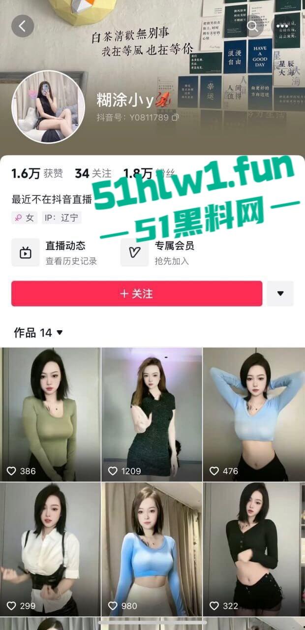 抖音网红【糊涂小y】极品身材大奶尤物，抖音直播勾引大哥，再换其他平台大尺度擦边，真空大奶乳头嫩穴清晰可见。-3