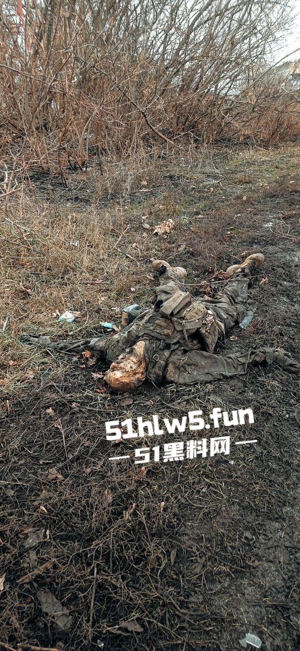 【血腥恐怖】俄乌战场战后清扫，到处都是早已腐烂的士兵尸体，现场视频画面流出。-8